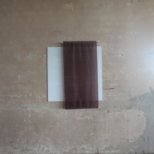 Christiane Weber Die schmale Naht der Wachstumsstreifen, 2013 Tusche auf Leinwand | Gaze 100 x 100 cm